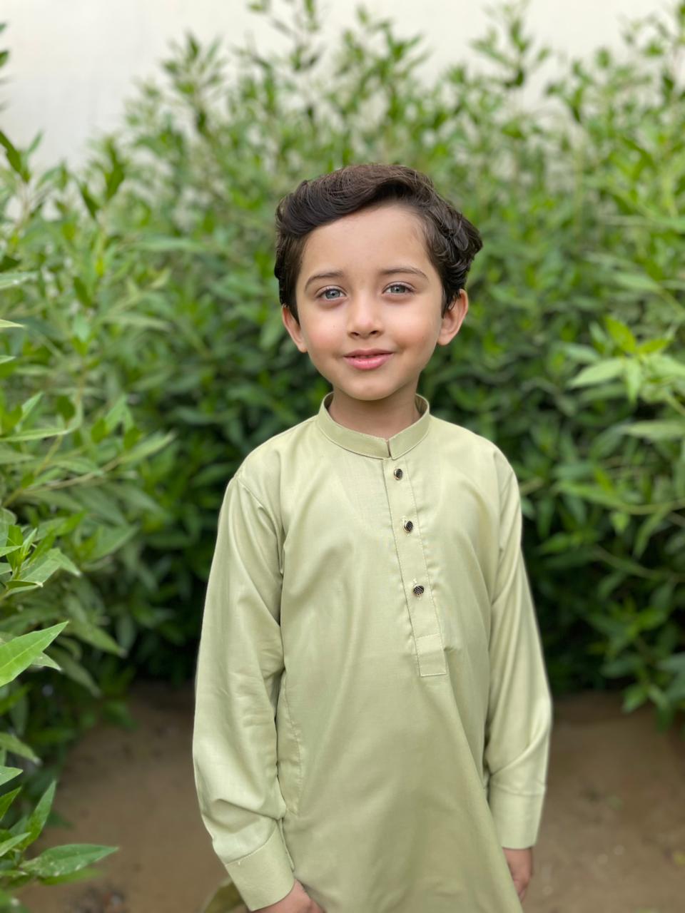 Tea Green Kurta Trouser Kt-008