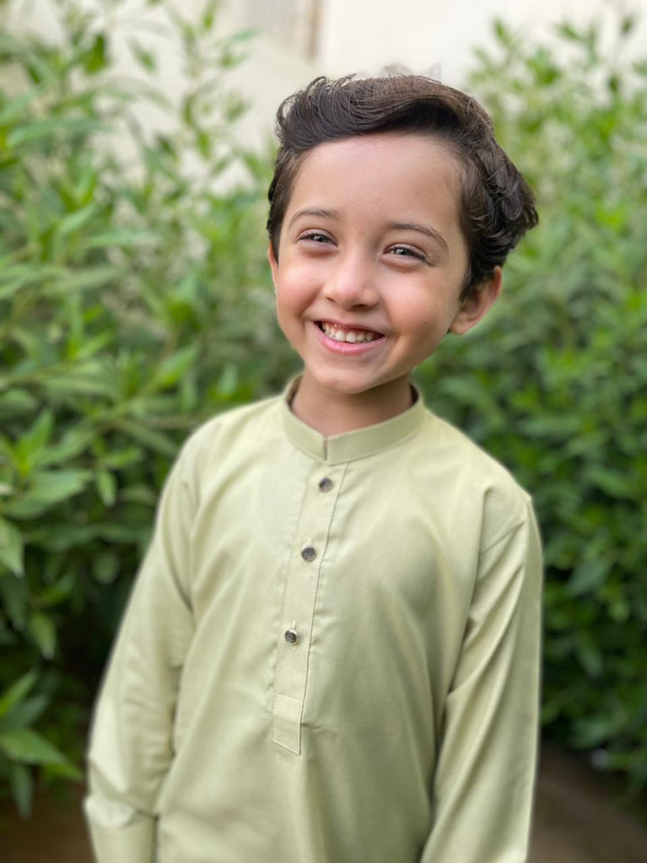 Tea Green Kurta Trouser Kt-008