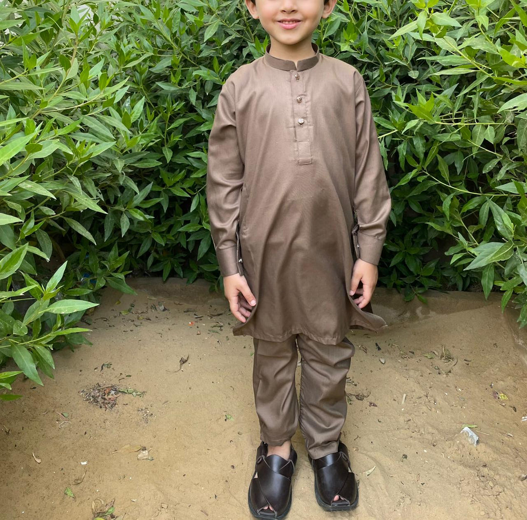 Peanut Brown Kurta Trouser Kt-007
